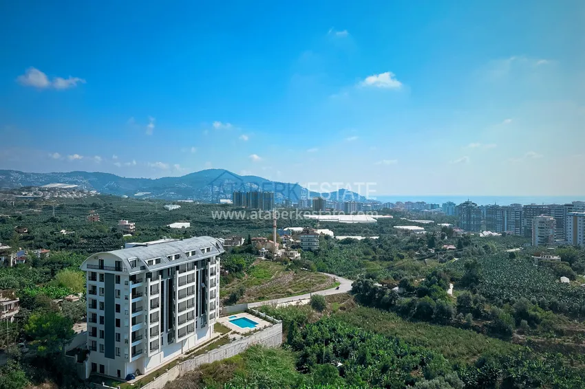 Apartment 1+1 with furniture and sea view, Mahmutlar district — Alanya 20 