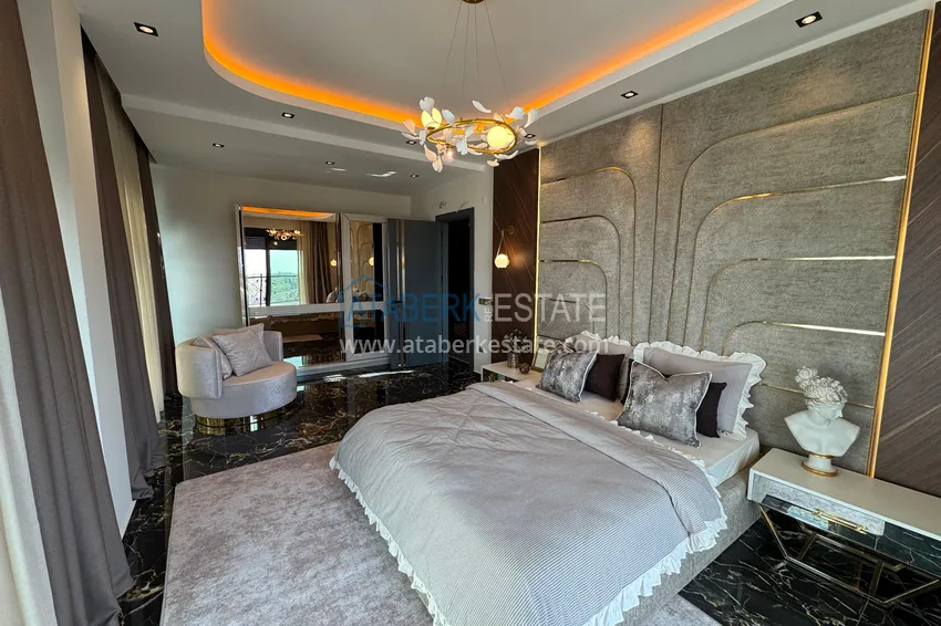 Purchase Real estate for citizenship! Detached luxury villa with stunning views in Kargicak 20