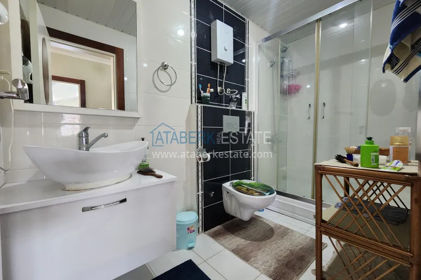 Purchase Penthouse duplex 3+1 furnished with sea and mountain views, Kestel district — Alanya 18 