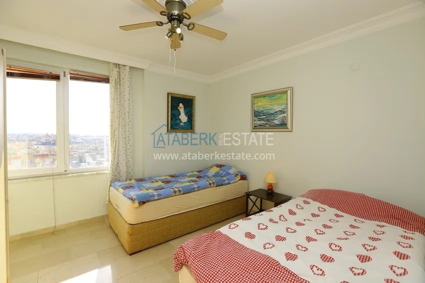 Purchase Turnkey 2+1 apartment with glazed cormorants and sea views in the center of Alanya 18