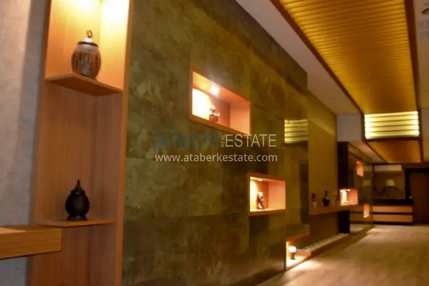 One bedroom apartment in the center of Alanya with furniture and access to a private beach 19