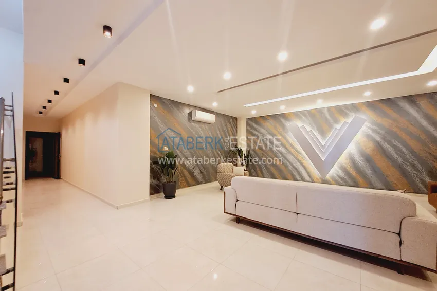 One bedroom apartment with sea view in a new complex — Alanya, Avsallar district 18 