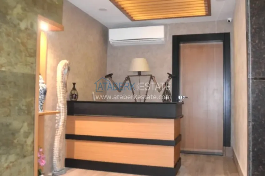 One bedroom apartment in the center of Alanya with furniture and access to a private beach 20