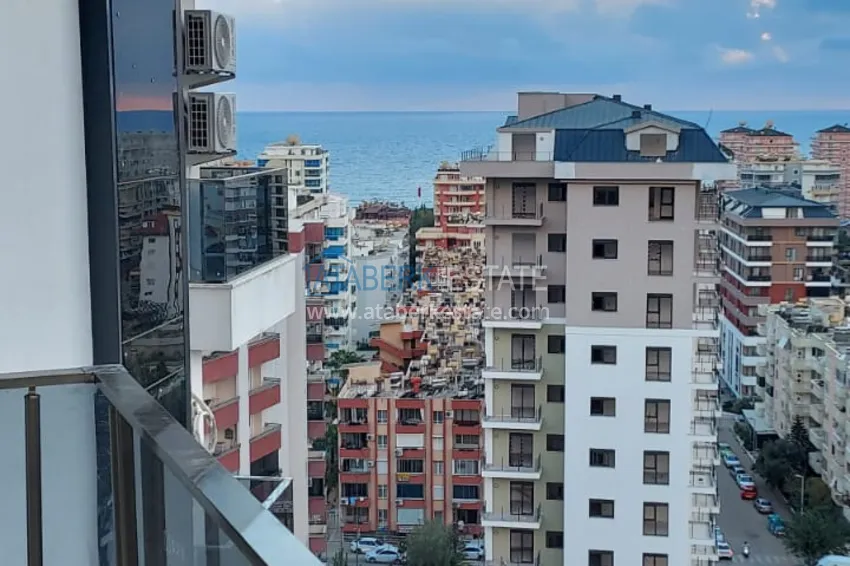 Purchase 1+1 apartment with furniture and sea view in a new complex - Mahmutlar district, Alanya 19