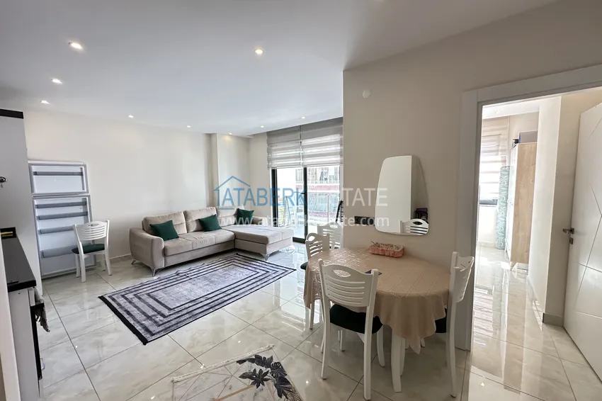 Purchase  Turnkey three-room apartment in the center of Alanya, just 5 minutes from Cleopatra Beach 1 