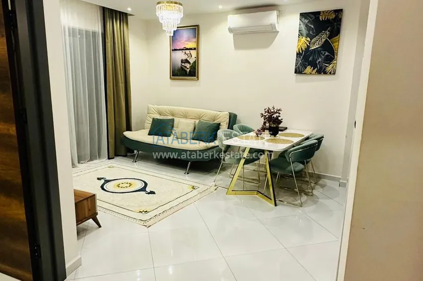 Purchase  Apartment 1+1 with furniture and mountain views in a complex with hotel infrastructure, Mahmutlar district — Alanya 1 