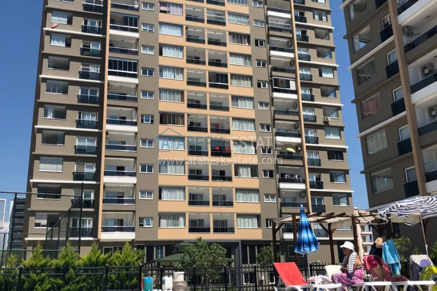 Linear four-room apartment with furniture in Teje district, Mersin 2 