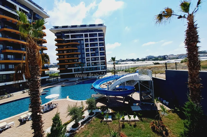 New buildings in Alanya! 1+1 apartment with partial sea view, Avsallar district — Alanya 1 