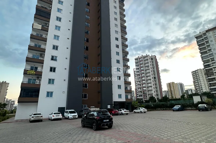 Furnished two-bedroom apartment with panoramic sea views in Soli district, Mersin 1 