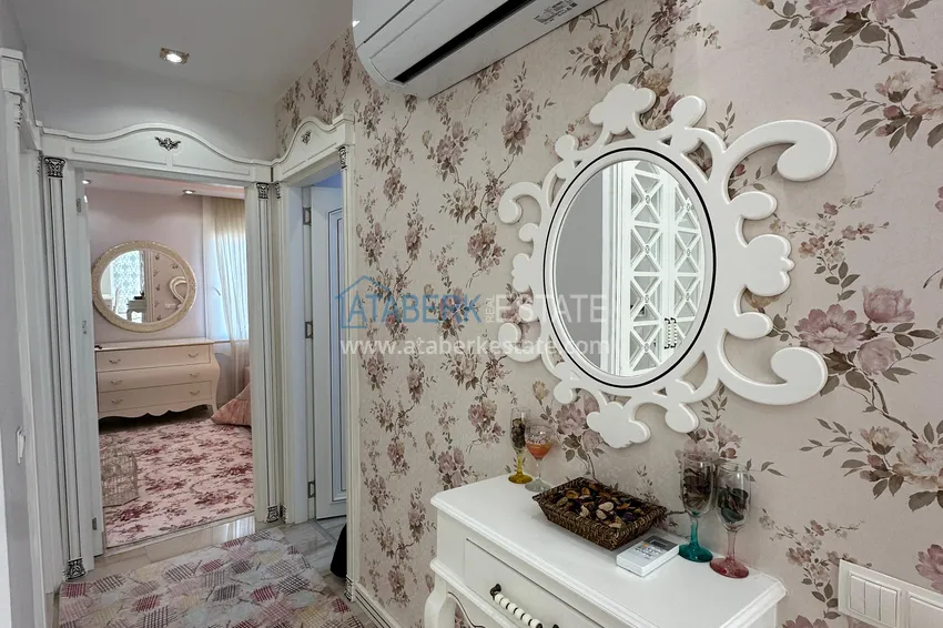 Purchase Stylish penthouse with furniture and a glazed balcony in Teje district, Mersin 1 