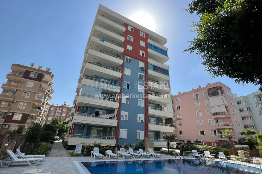 Turnkey three-room apartment with sea view in Tosmur district, Alanya 2 