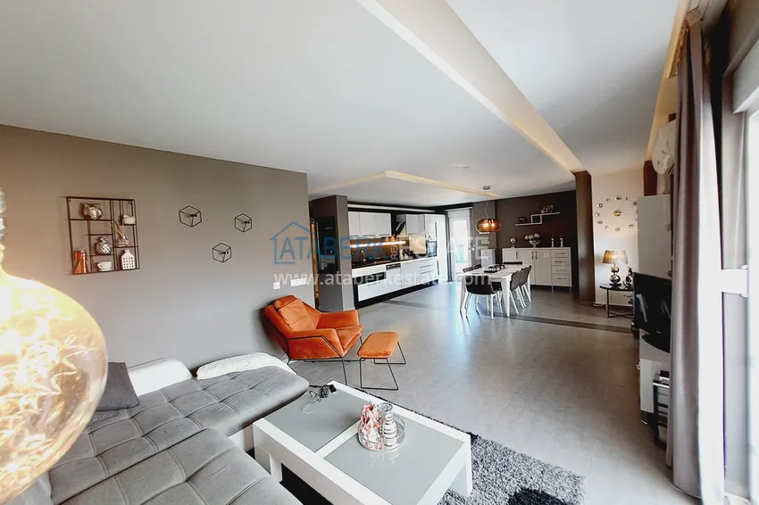 Purchase  Property for a residence permit - Duplex penthouse with furniture in Alanya, Oba district 2 