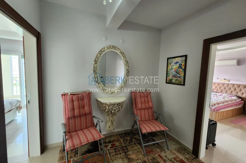 Purchase Penthouse duplex 3+1 furnished with sea and mountain views, Kestel district — Alanya 1 