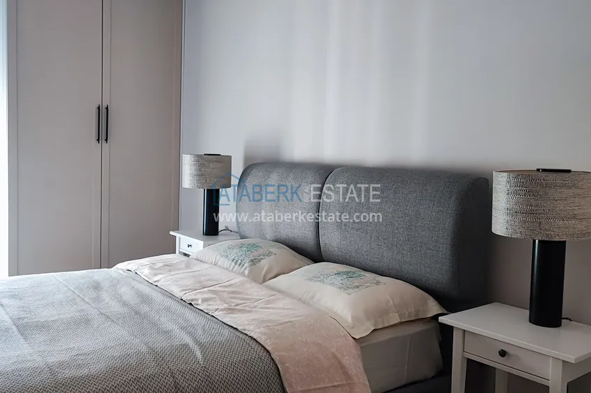 Purchase  Two-bedroom apartment with furniture and panoramic sea views in a premium complex — Antalya, Kepez 23 