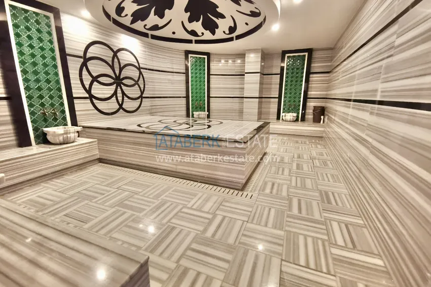 Turnkey three-room apartment in the center of Alanya, just 5 minutes from Cleopatra Beach 20 