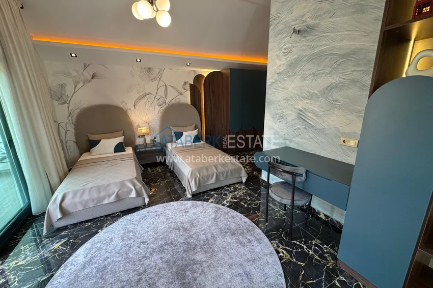 Purchase Real estate for citizenship! Detached luxury villa with stunning views in Kargicak 22