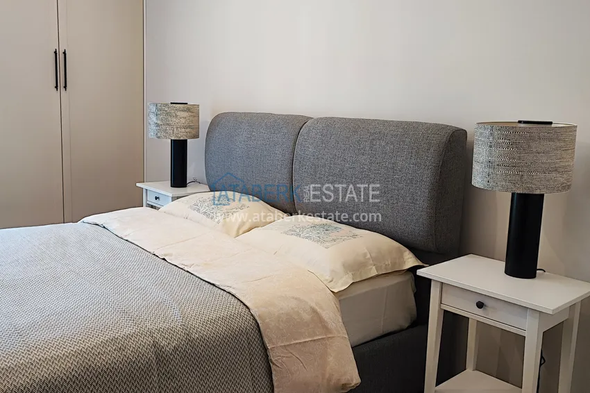 Purchase  Two-bedroom apartment with furniture and panoramic sea views in a premium complex — Antalya, Kepez 24 