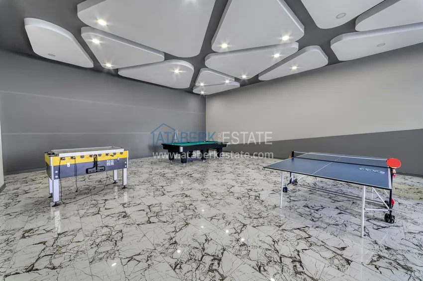 An apartment with a designer interior and a separate kitchen in the center of Mahmutlar - Saturday Market District 22 