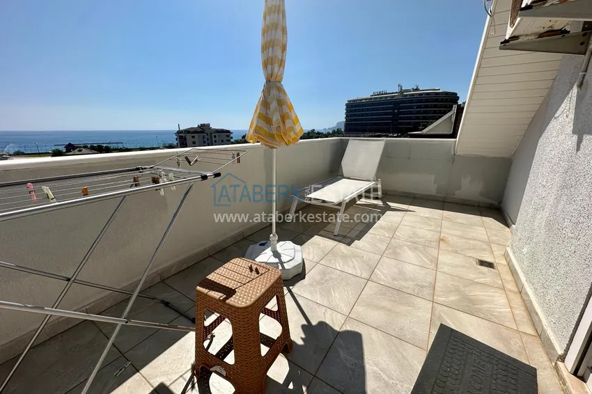 Purchase Duplex penthouse with sea view in an ultra-luxury complex, Alanya Kestel district 23