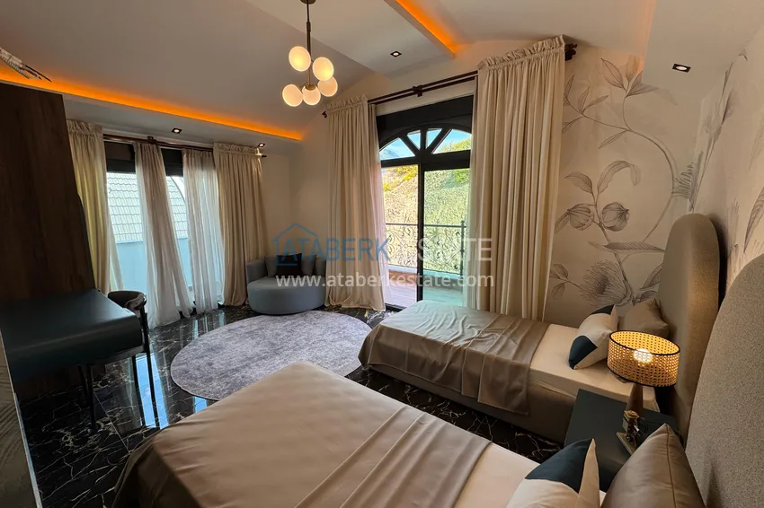 Purchase Real estate for citizenship! Detached luxury villa with stunning views in Kargicak 23