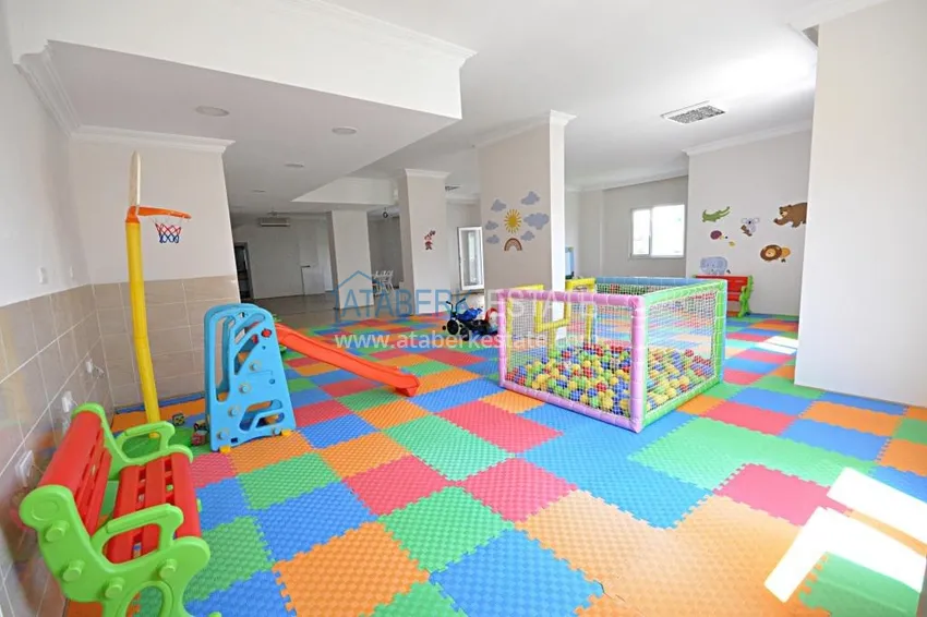 Real estate for a residence permit! Apartment 3+1 with furniture and sea view, Tosmur district — Alanya 28 