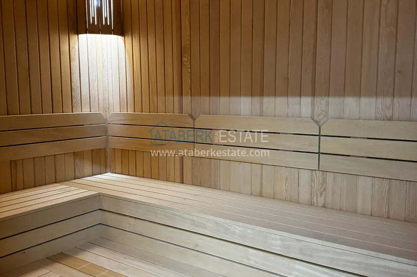 One bedroom apartment with new furniture, separate kitchen and 2 balconies in Mersin, Tomyuk 26