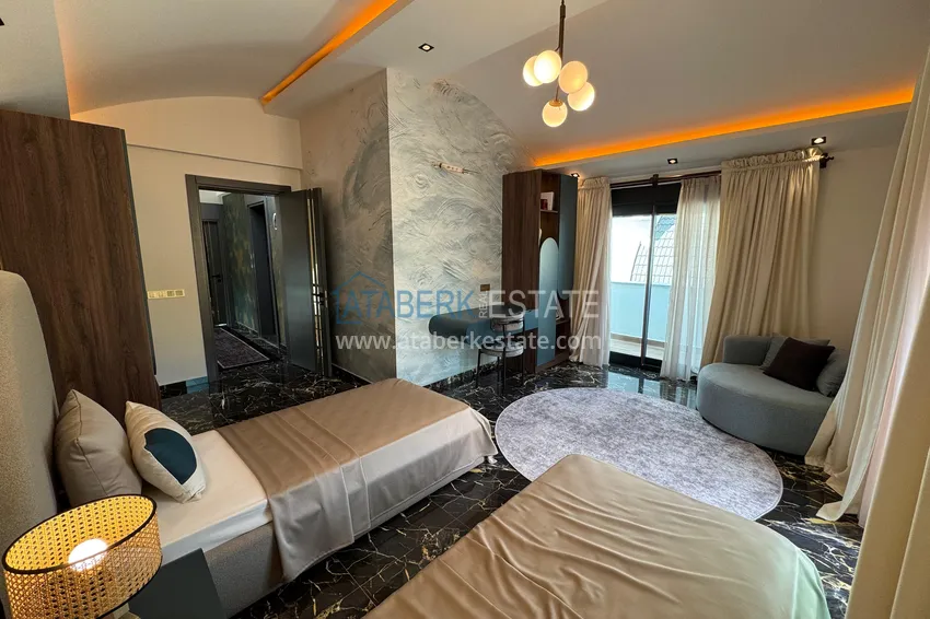 Purchase Real estate for citizenship! Detached luxury villa with stunning views in Kargicak 24