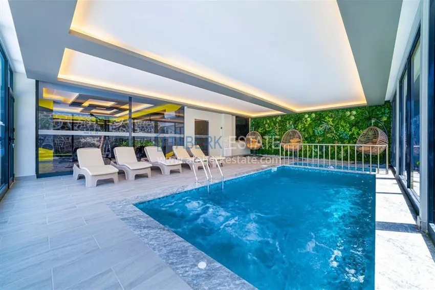 Three-room apartment with furniture and mountain views, Mahmutlar district — Alanya 22 