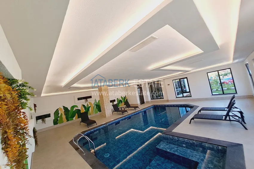 One bedroom apartment with sea view in a new complex — Alanya, Avsallar district 23 