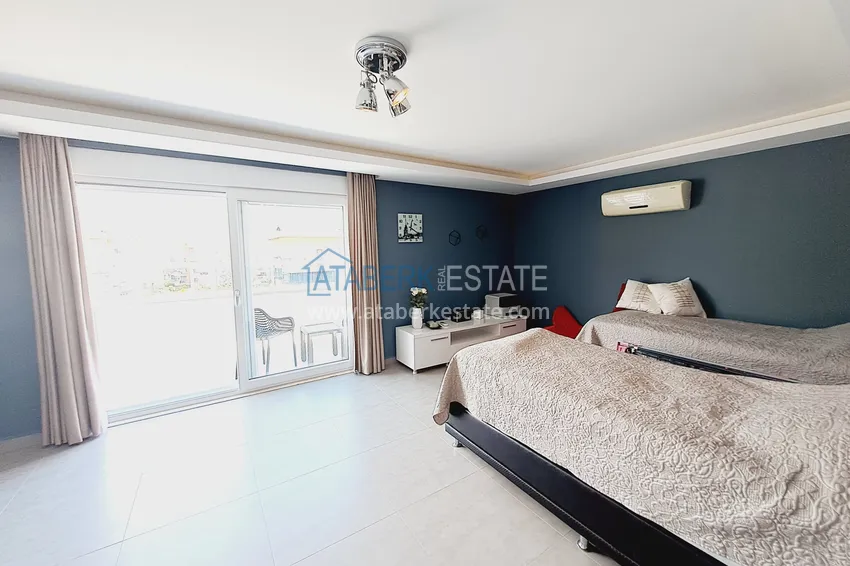 Purchase  Property for a residence permit - Duplex penthouse with furniture in Alanya, Oba district 25 