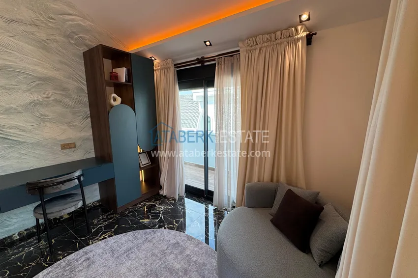 Purchase Real estate for citizenship! Detached luxury villa with stunning views in Kargicak 26