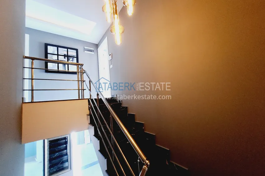 Purchase  Property for a residence permit - Duplex penthouse with furniture in Alanya, Oba district 26 
