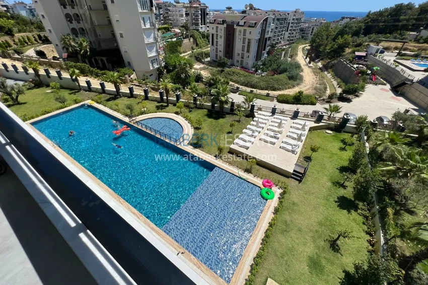 Purchase  Apartment for rent in Alanya, one bedroom with furniture and sea view A20 25 