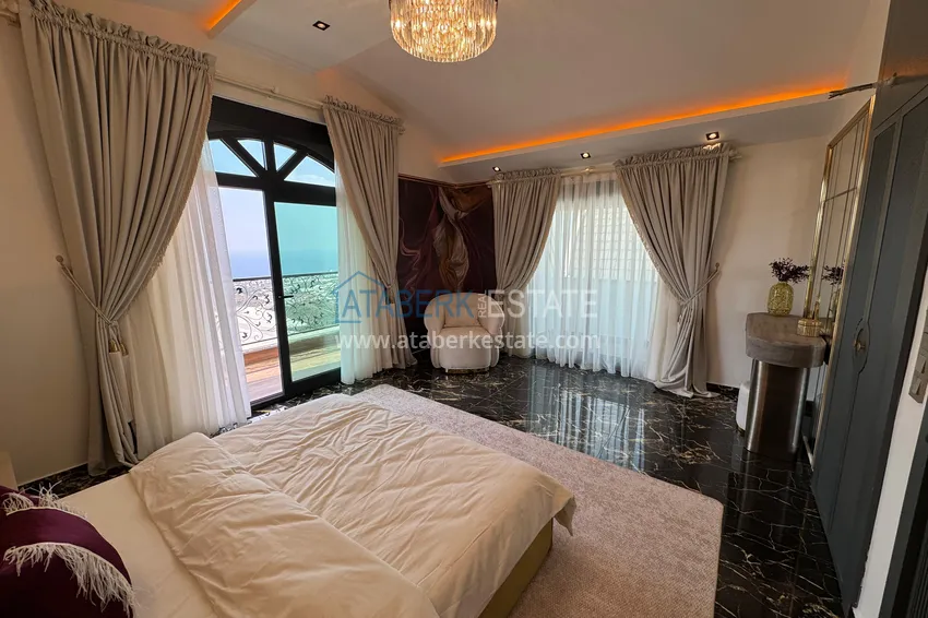 Purchase Real estate for citizenship! Detached luxury villa with stunning views in Kargicak 28
