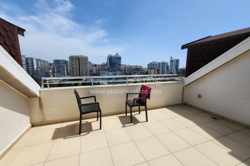 Purchase Penthouse duplex 3+1 furnished with sea and mountain views, Kestel district — Alanya 28 