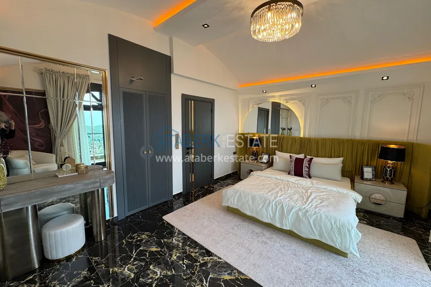 Purchase Real estate for citizenship! Detached luxury villa with stunning views in Kargicak 29