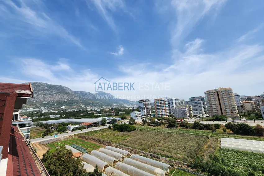 Purchase Penthouse duplex 3+1 furnished with sea and mountain views, Kestel district — Alanya 29 