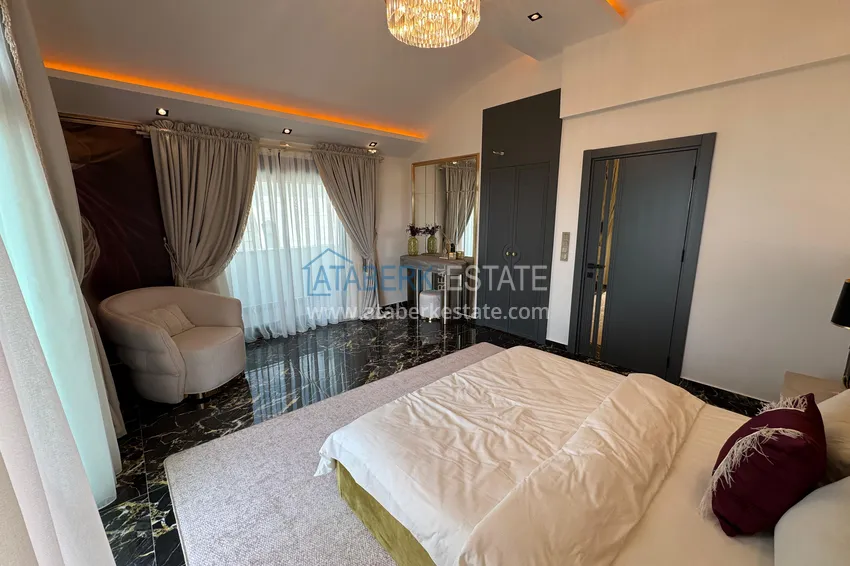 Purchase Real estate for citizenship! Detached luxury villa with stunning views in Kargicak 30