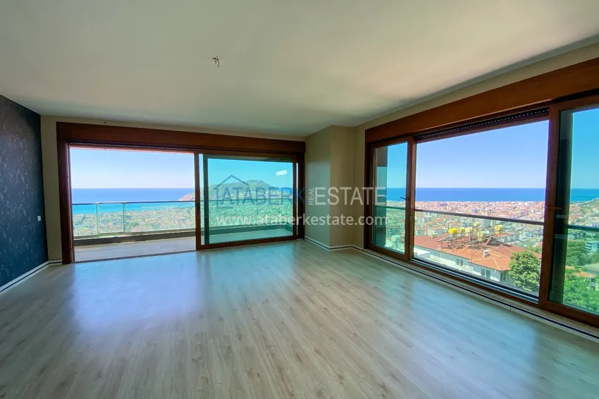 Purchase  Four-room linear apartment with separate kitchen in the center of Alanya — Hasbahce 2 