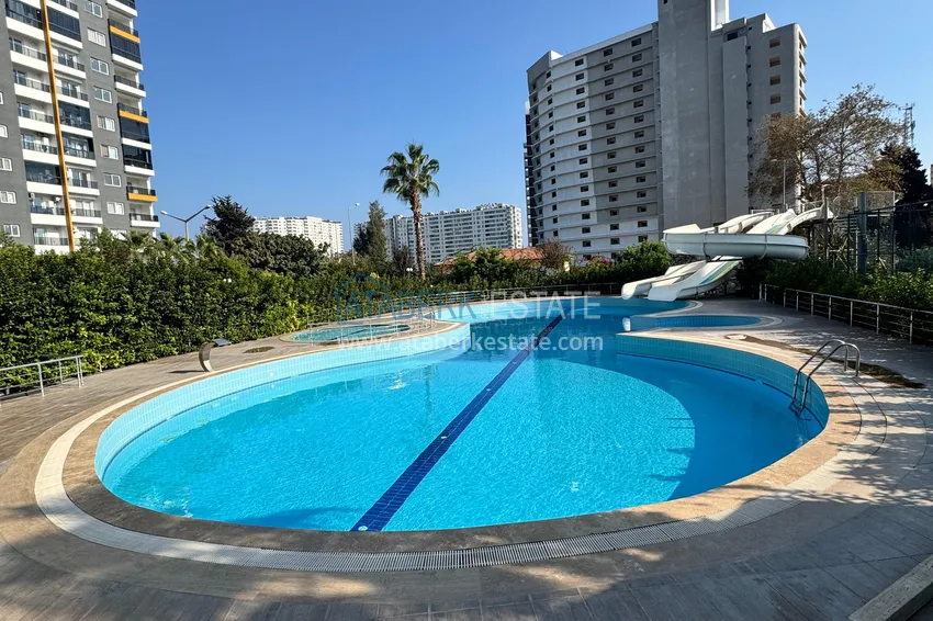 Turnkey two-bedroom apartment with sea view in Mersin - Tomyuk 2 