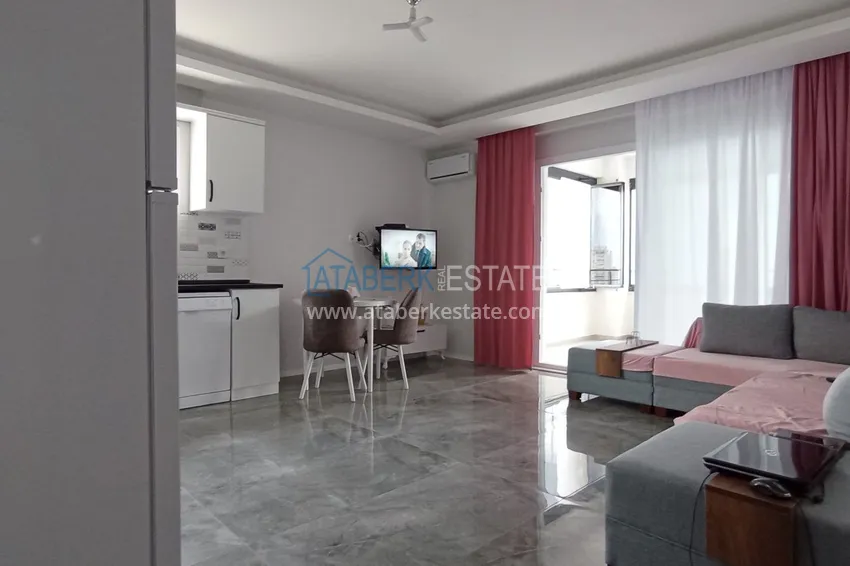 Purchase  Spacious 1+1 apartment with sea view and 2 glazed balconies in Mersin, Arpacbakhshish 2 