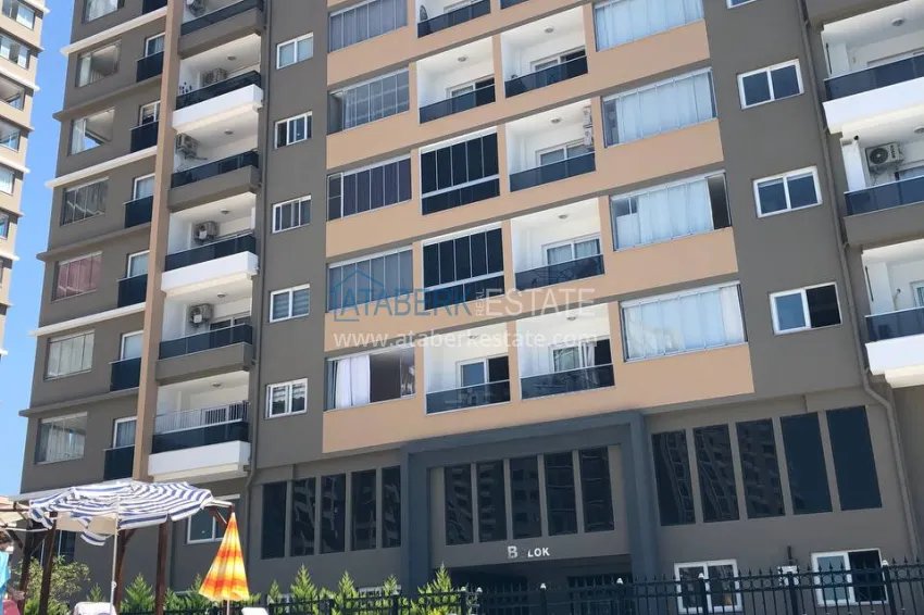 Linear four-room apartment with furniture in Teje district, Mersin 3 
