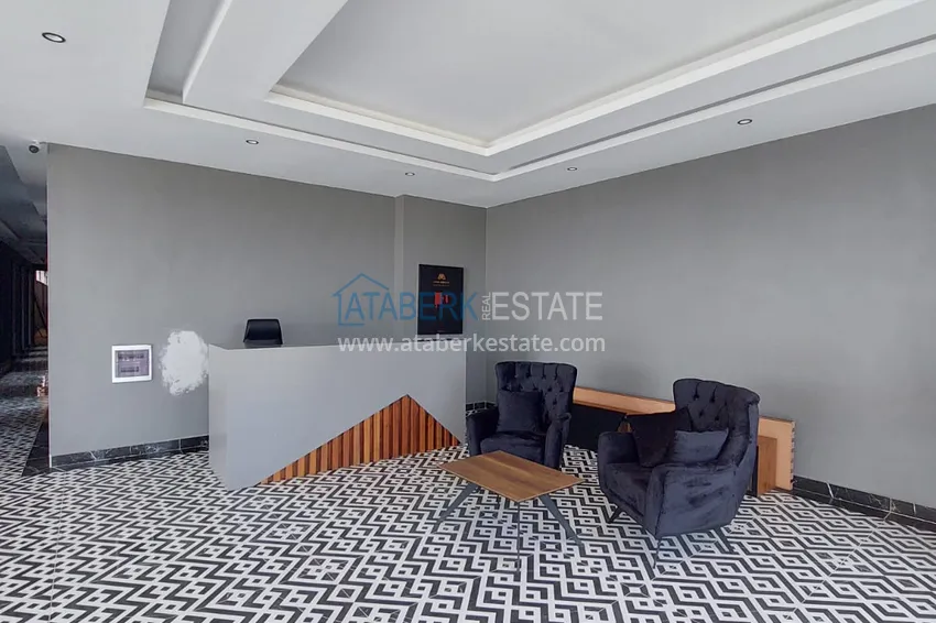 Urgent sale! Apartment from the owner with installments in a residential complex with hotel infrastructure - Payallar district, Alanya 19