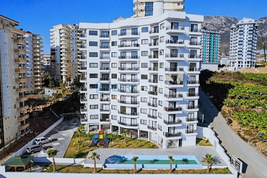 Apartment 1+1 with furniture and sea view, Mahmutlar district — Alanya 2 
