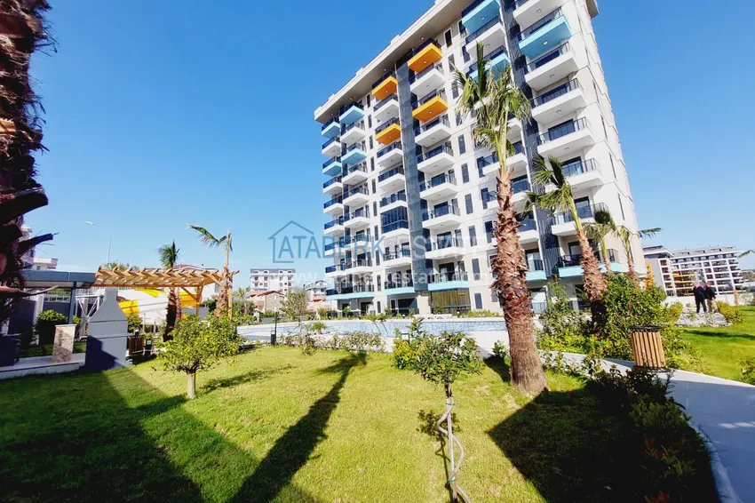 One bedroom apartment with sea view in a new complex — Alanya, Avsallar district 2 