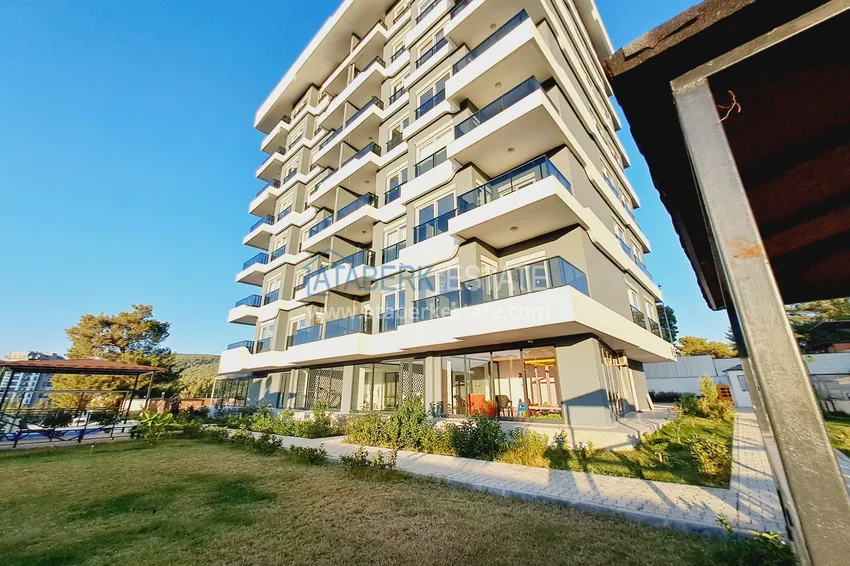 1+1 apartment with a fine finish and sea view, Avsallar district — Alanya 3 