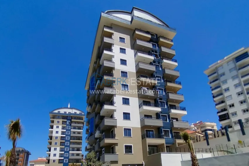 Apartment for rent in Alanya, one bedroom with furniture and sea view A20 2 
