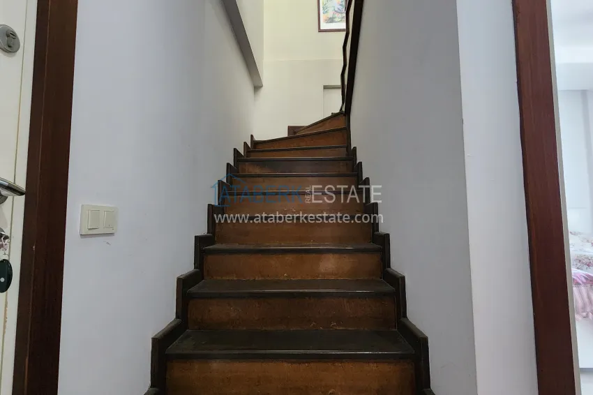 Purchase Penthouse duplex 3+1 furnished with sea and mountain views, Kestel district — Alanya 2 