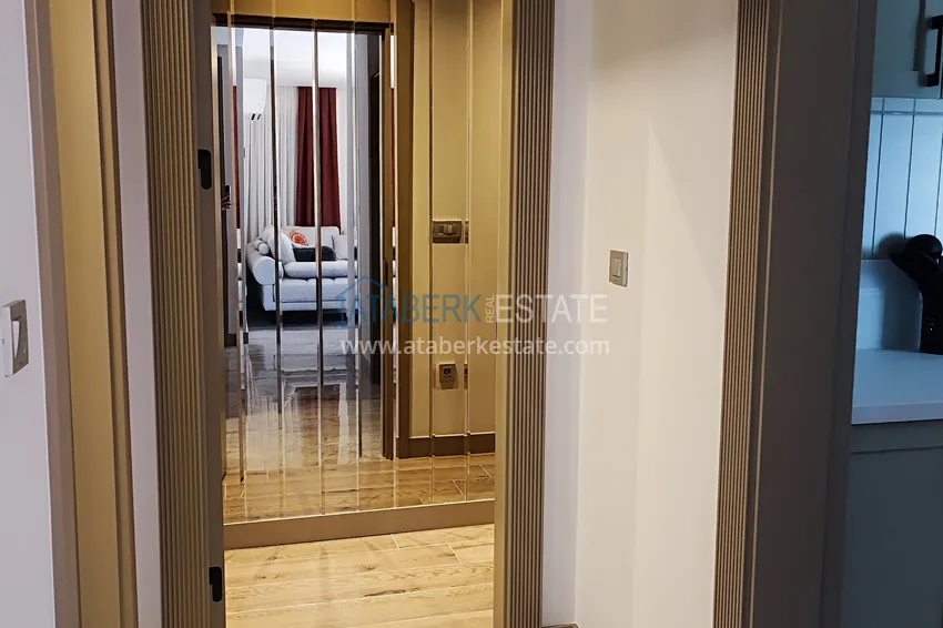 Purchase  Two-bedroom apartment with furniture and panoramic sea views in a premium complex — Antalya, Kepez 3 