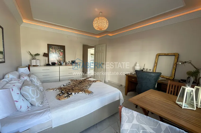 Purchase  Real estate for a residence permit! Apartment 3+1 with furniture and sea view, Tosmur district — Alanya 8 